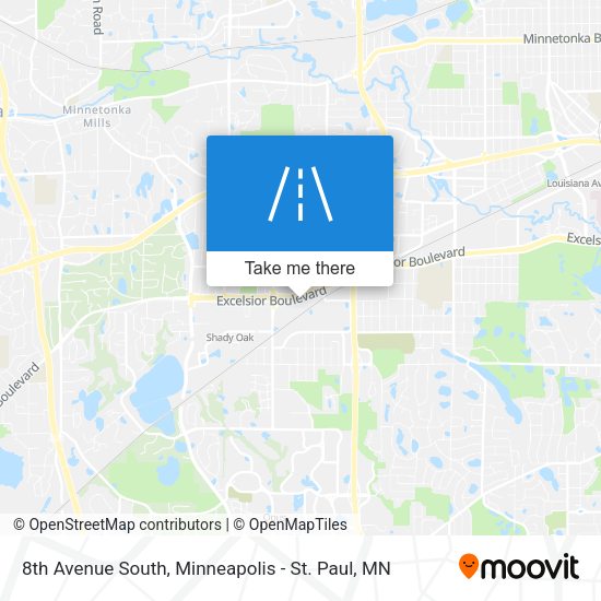 8th Avenue South map