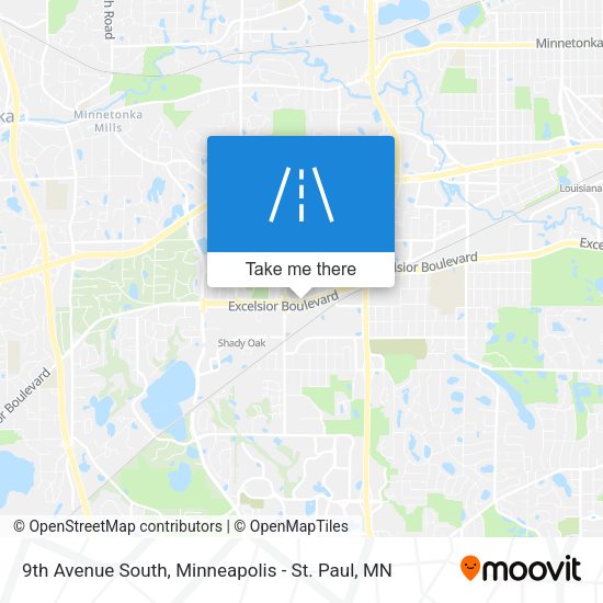 9th Avenue South map