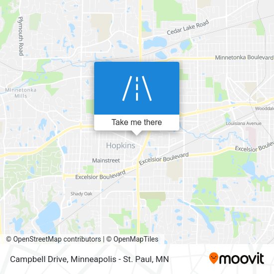Mapa de Campbell Drive