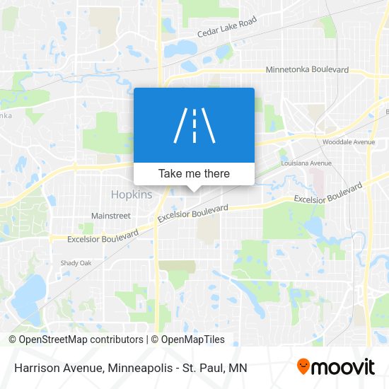 Harrison Avenue map