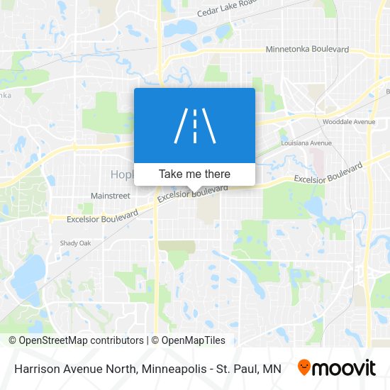 Harrison Avenue North map