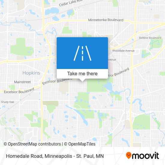 Mapa de Homedale Road