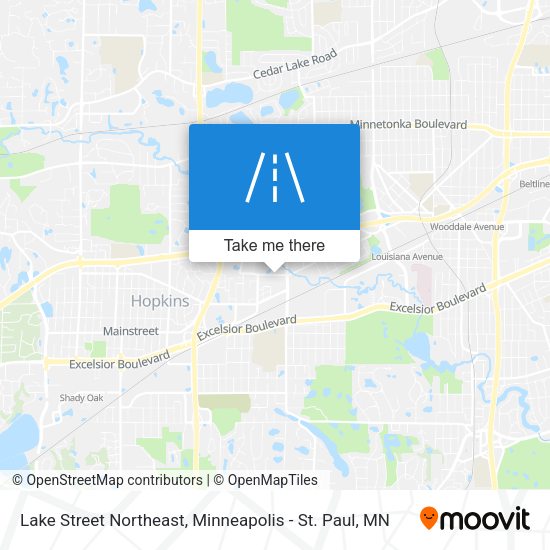 Mapa de Lake Street Northeast