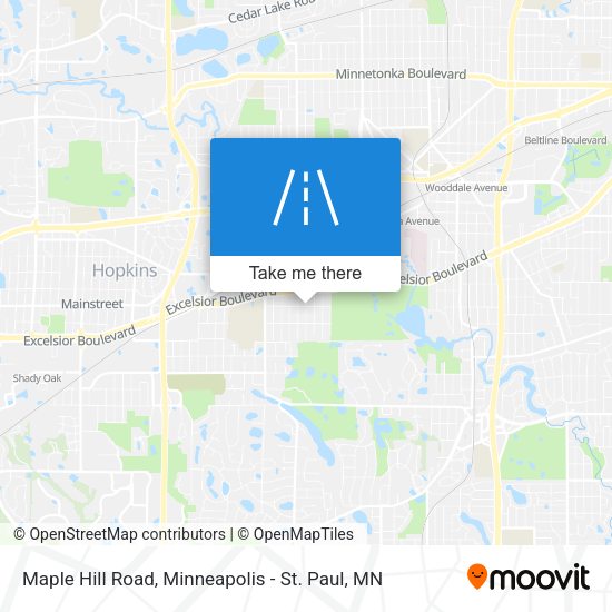 Maple Hill Road map