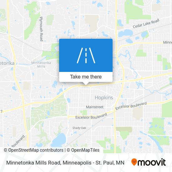 Mapa de Minnetonka Mills Road