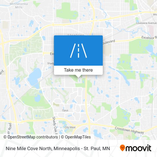 Mapa de Nine Mile Cove North
