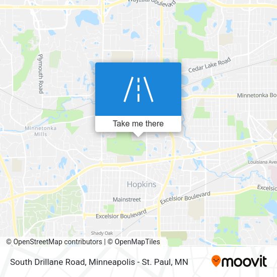 South Drillane Road map