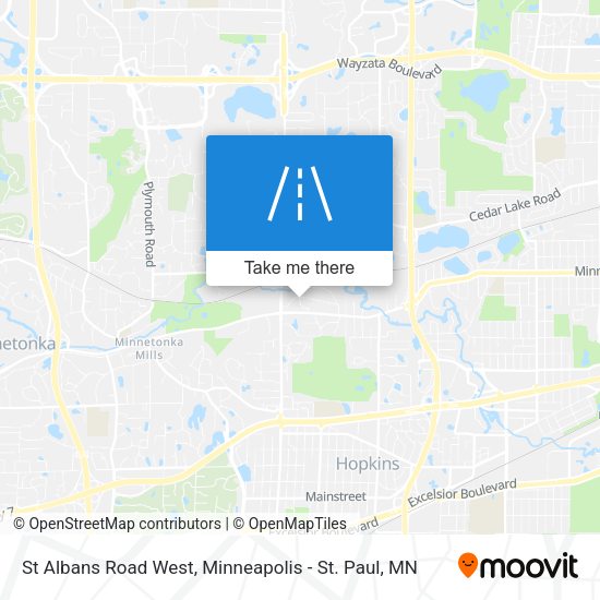 St Albans Road West map