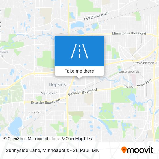 Sunnyside Lane map