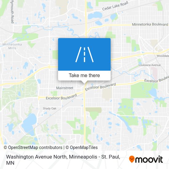 Washington Avenue North map
