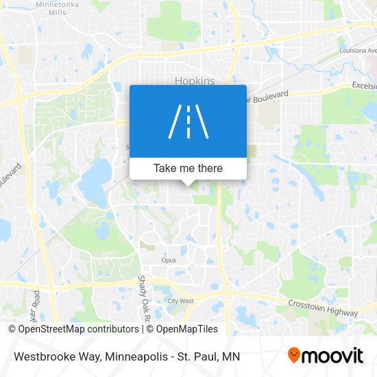 Westbrooke Way map