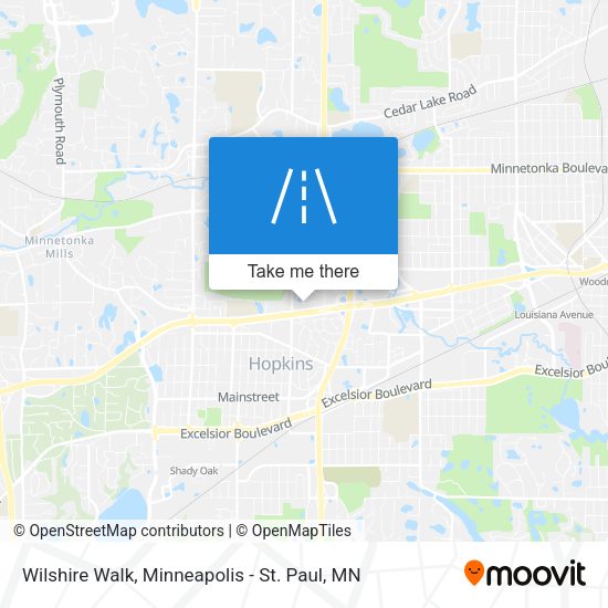 Wilshire Walk map