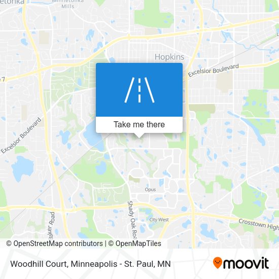 Woodhill Court map
