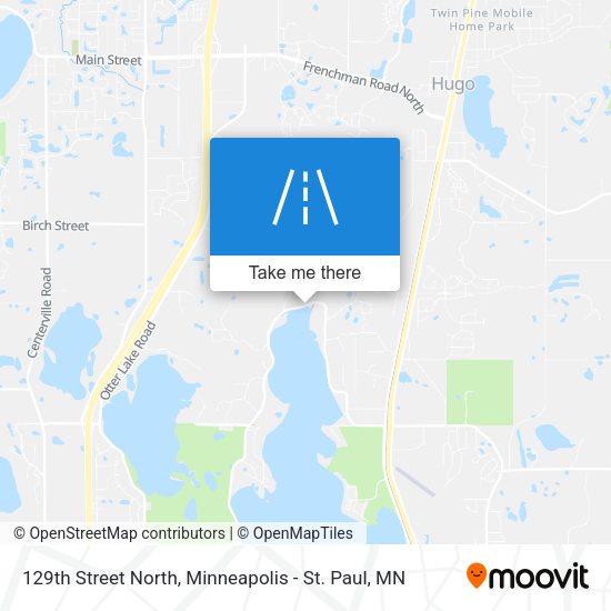 129th Street North map