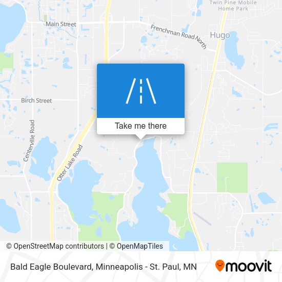 Bald Eagle Boulevard map