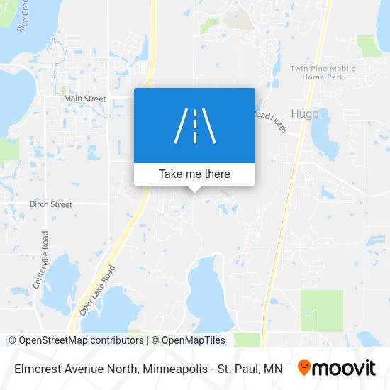 Elmcrest Avenue North map