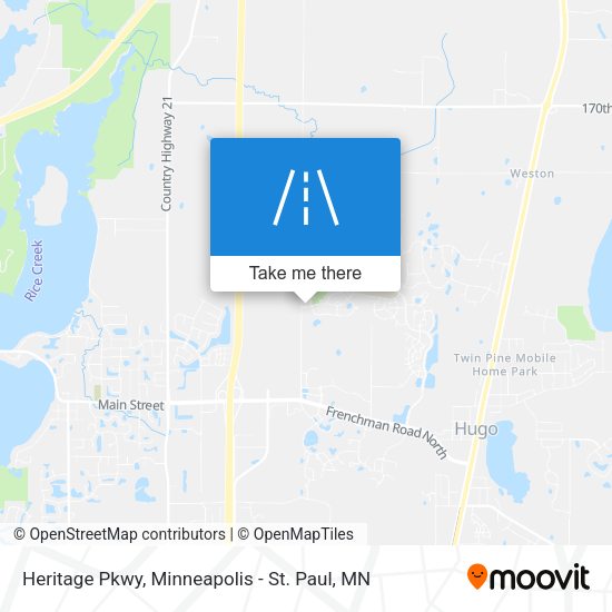Heritage Pkwy map