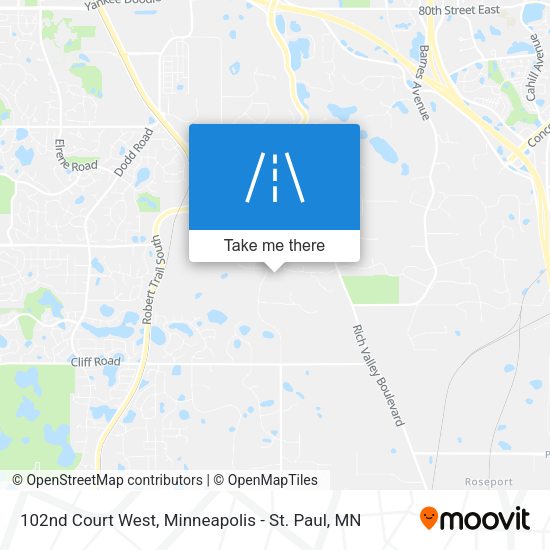 Mapa de 102nd Court West