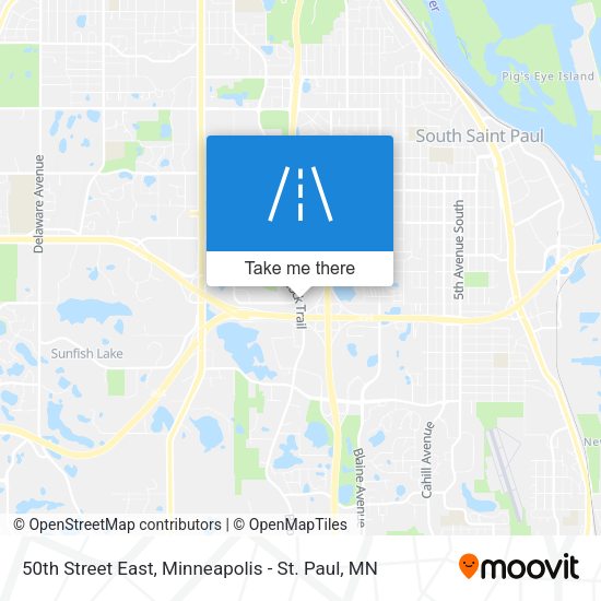 Mapa de 50th Street East