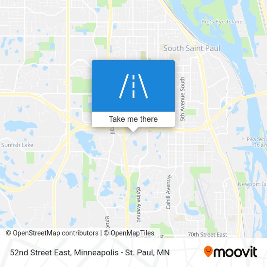Mapa de 52nd Street East