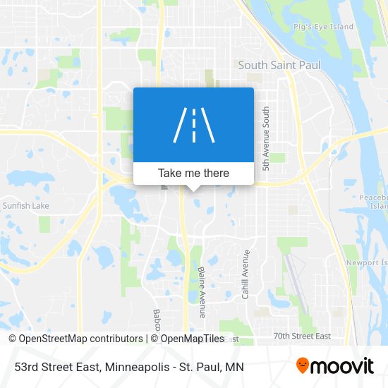 Mapa de 53rd Street East