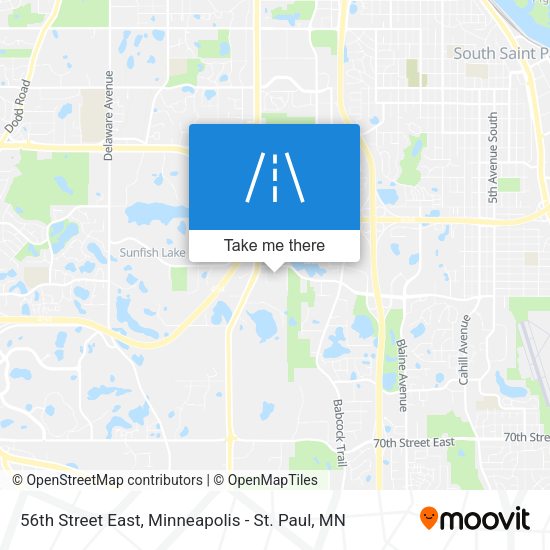 Mapa de 56th Street East