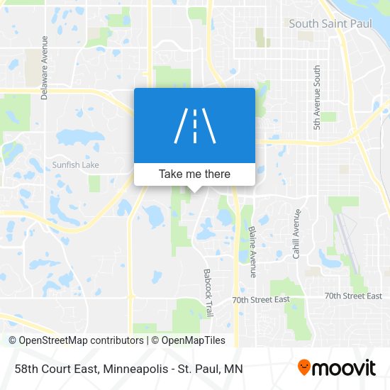 Mapa de 58th Court East