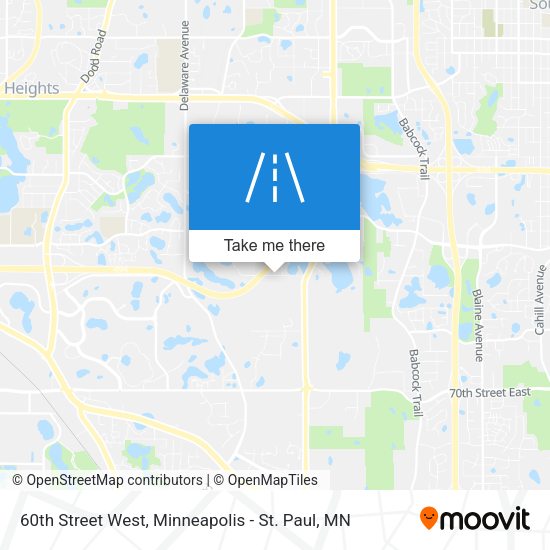 Mapa de 60th Street West