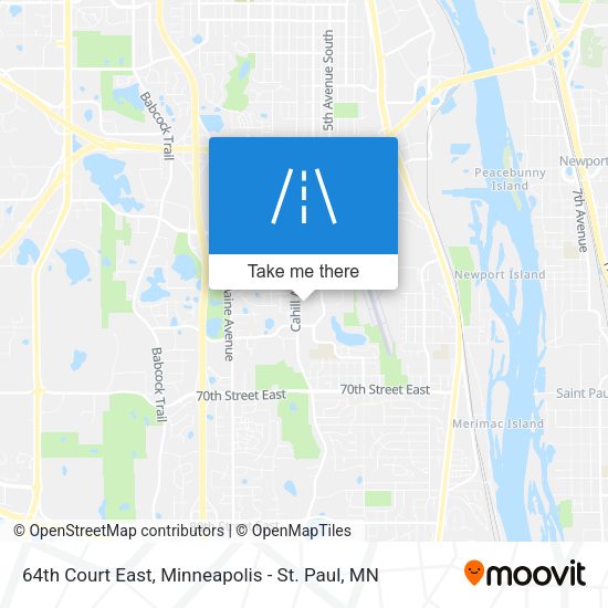 Mapa de 64th Court East