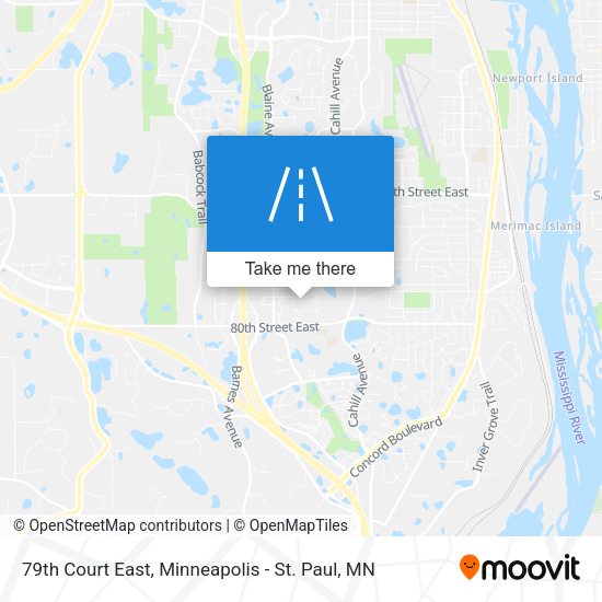 Mapa de 79th Court East
