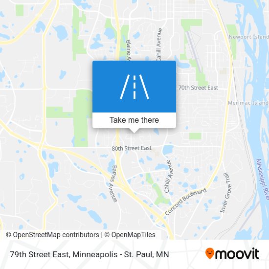 79th Street East map