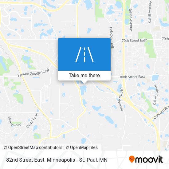 82nd Street East map