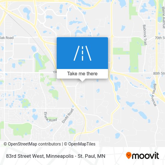 83rd Street West map