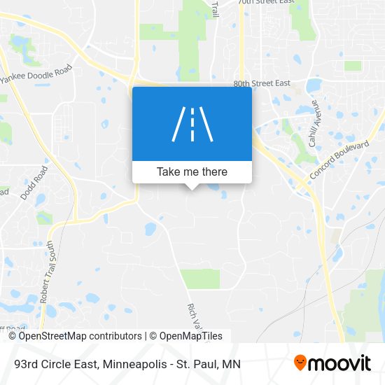 Mapa de 93rd Circle East