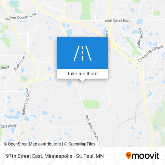 97th Street East map