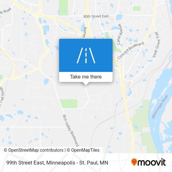 Mapa de 99th Street East