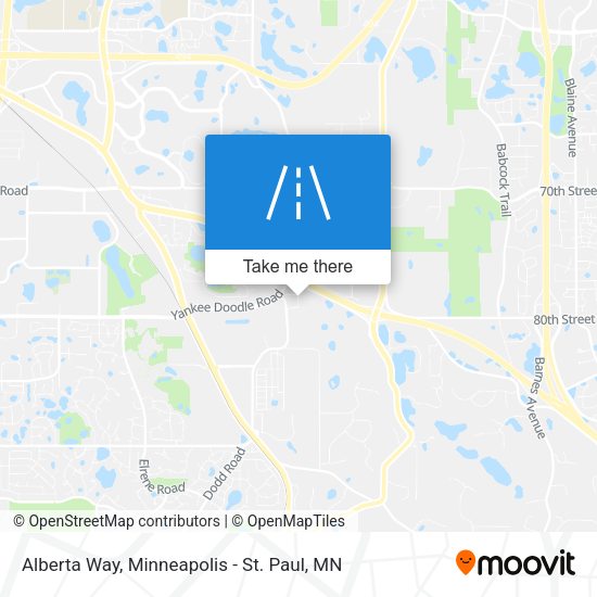 Mapa de Alberta Way