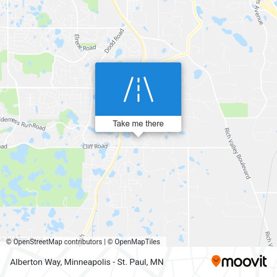Mapa de Alberton Way