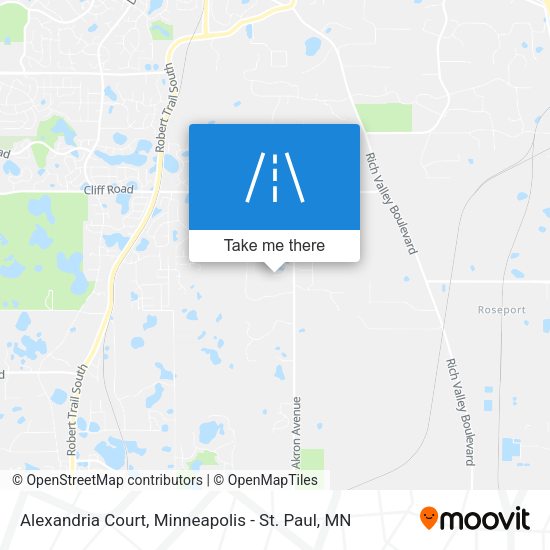 Alexandria Court map