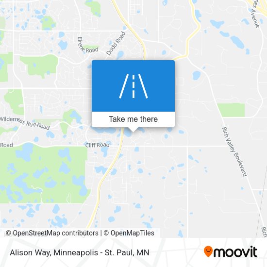 Mapa de Alison Way