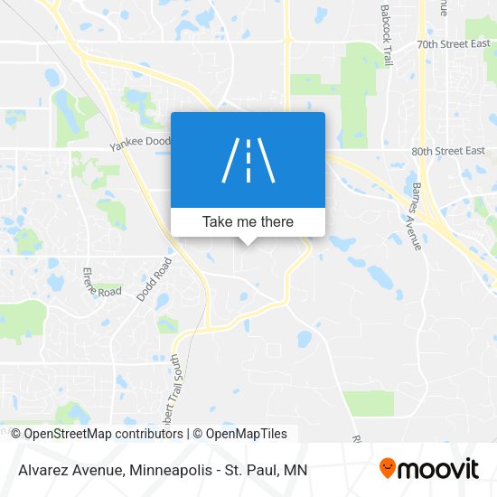 Alvarez Avenue map
