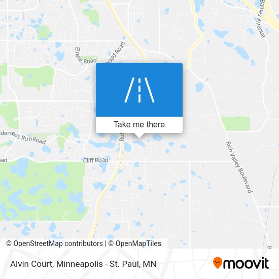 Mapa de Alvin Court