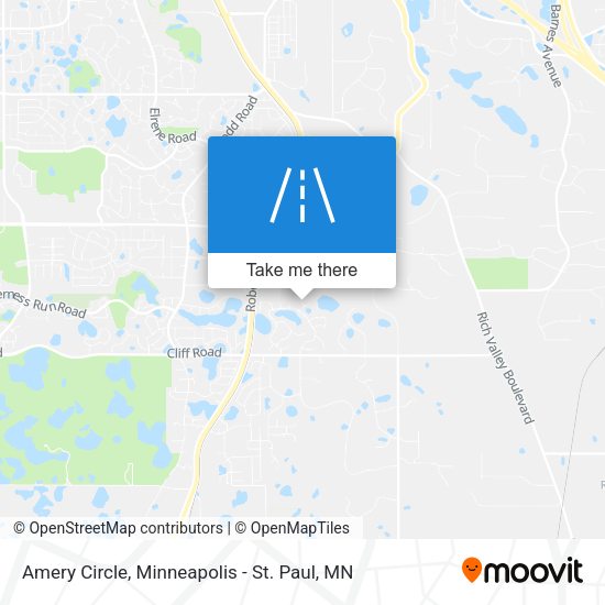 Amery Circle map