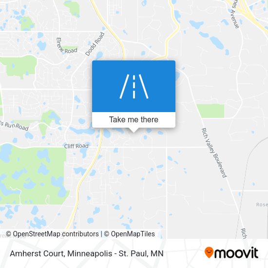 Amherst Court map