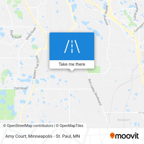 Amy Court map