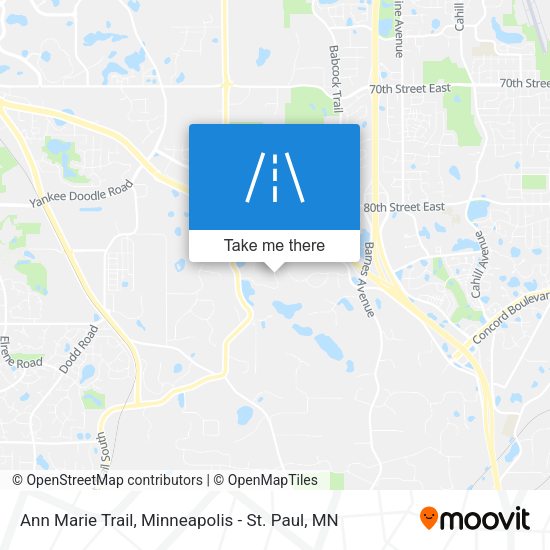 Mapa de Ann Marie Trail