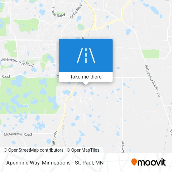 Mapa de Apennine Way