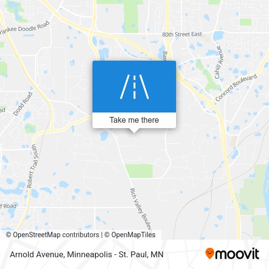 Arnold Avenue map