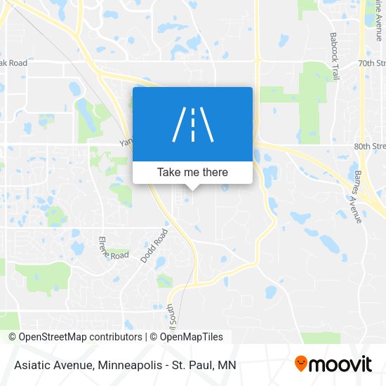 Mapa de Asiatic Avenue