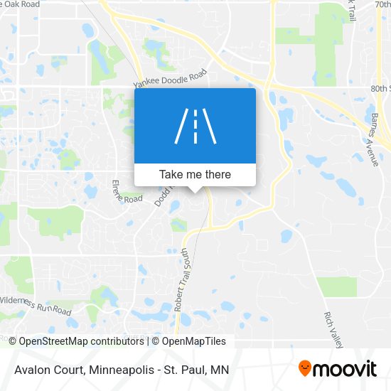 Mapa de Avalon Court